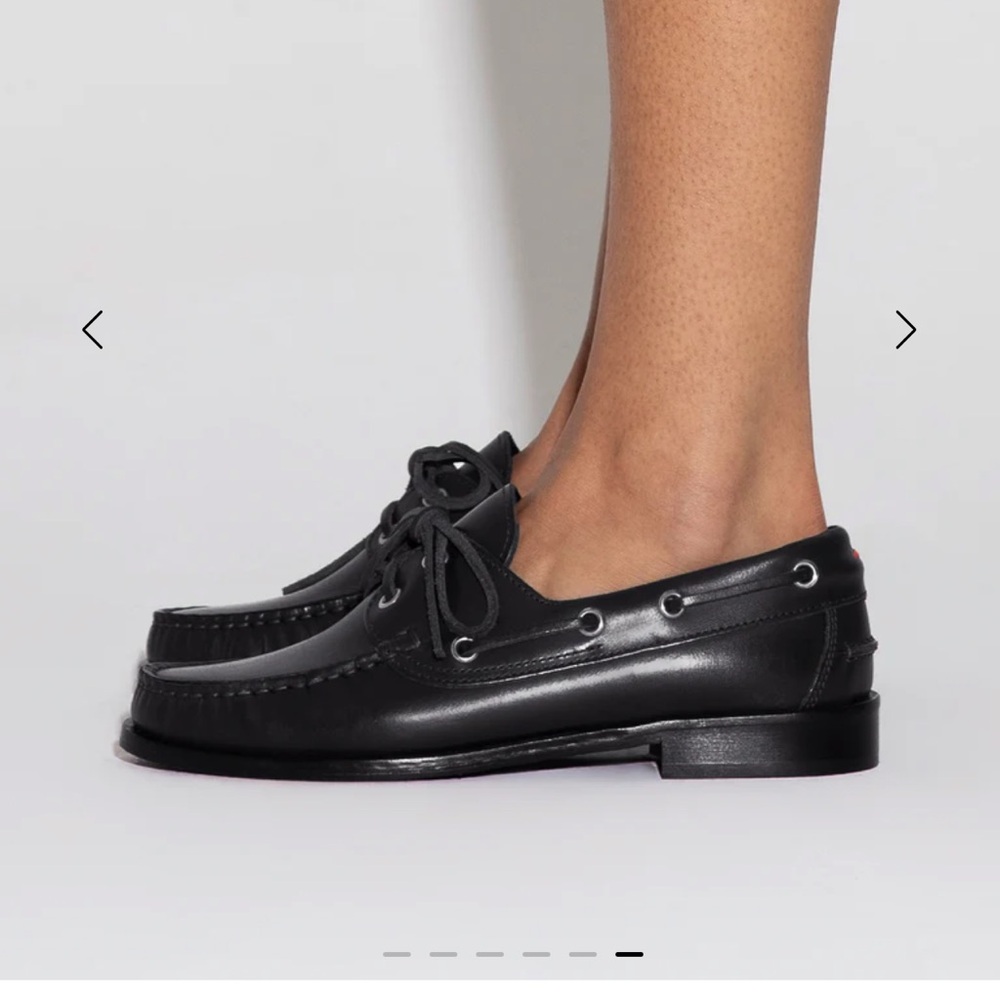 AEYDE Harris Leather Moccasin Flats